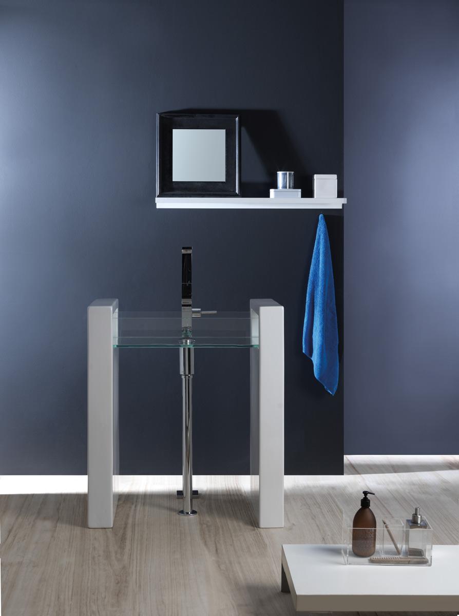 GLLACOL120BW2 Напольная раковина стоящая GSG CERAMIC GLASS - Вид №2