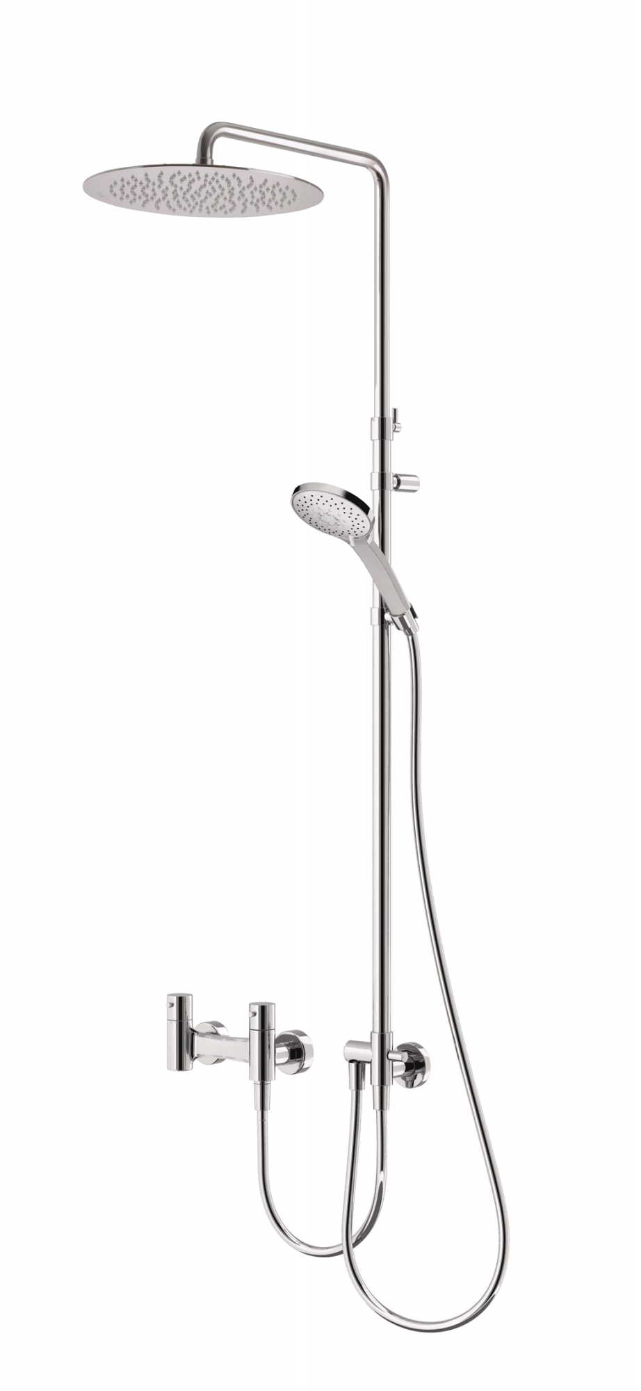00-1727-N-CR CARIMALI Внешний телескопический душ Così, респектабельный верхний душ MySlim 