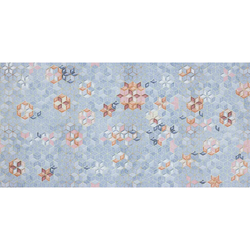 Декор настенный Bloom Dec 30x60 см 1.62 м² цвет синий Santreyd STLM-2154553