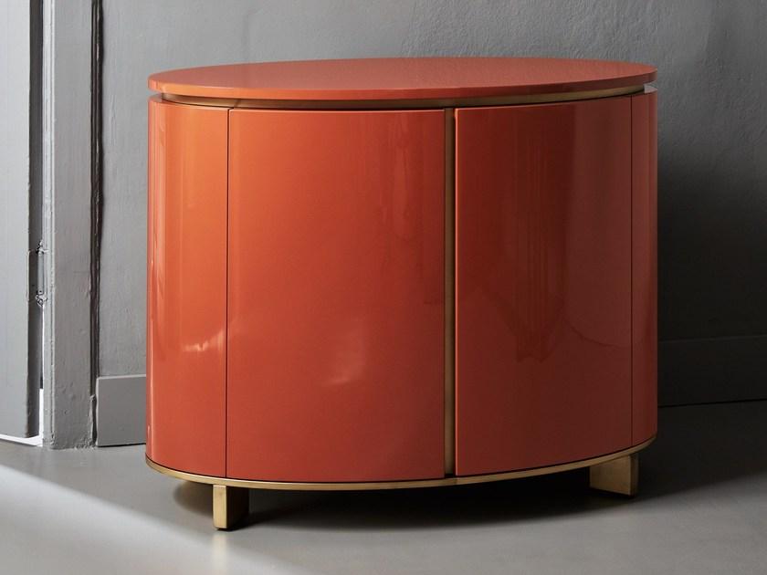 Meridiani Буфет из лакированной древесины с распашными дверцами Edition shine sun-id-1452633 - Вид №2