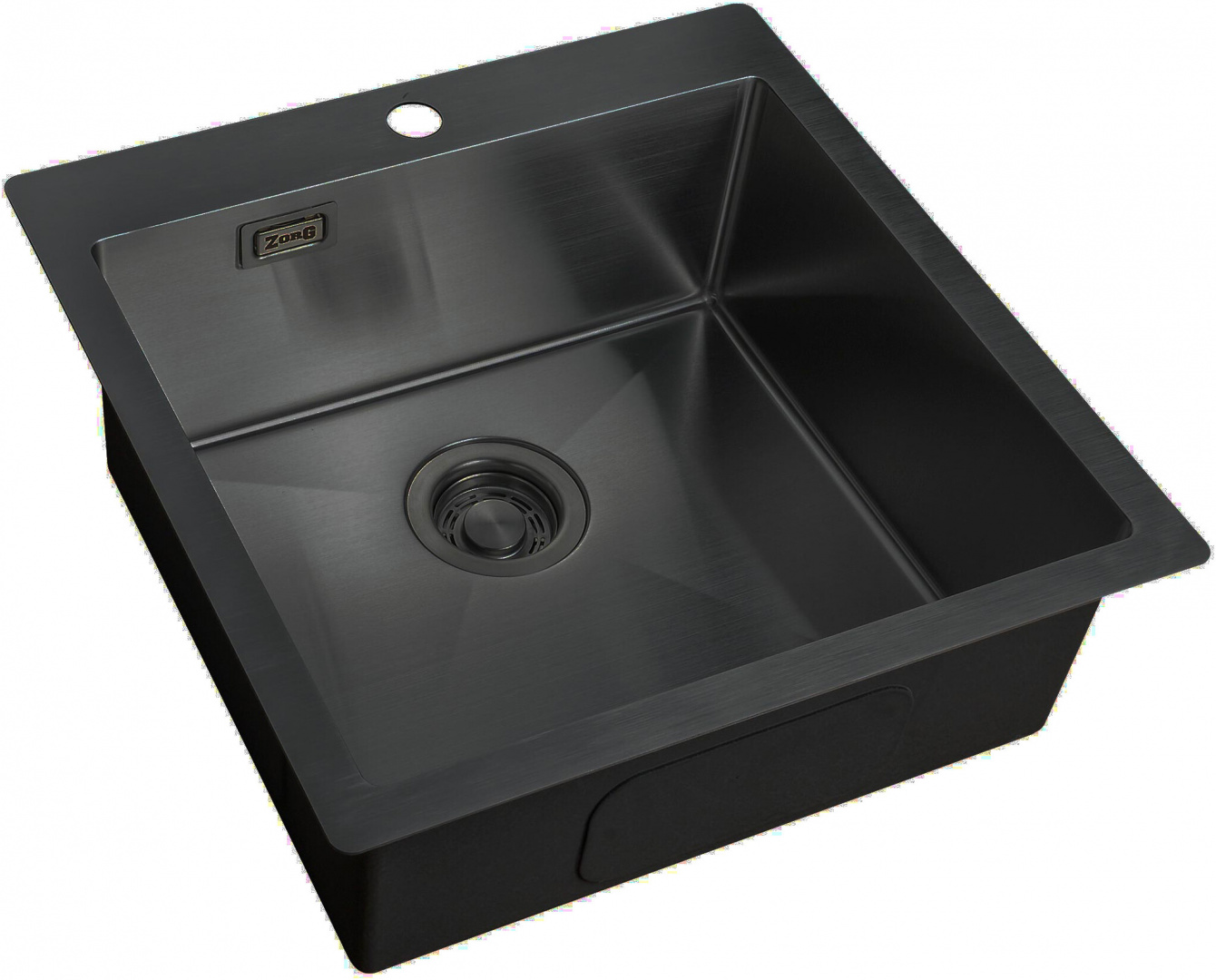 Мойка кухонная ZorG Light ZL R 510510 GRAFIT из нержавеющей стали, графит
