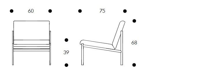 Кожаное кресло Artek Kiki ARCH-00086898 - Вид №3