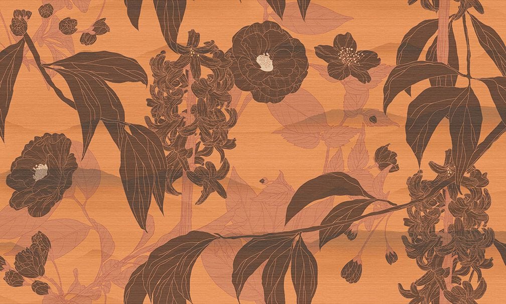 Обои с цветочными мотивами N.O.W. Edizioni FLORAL / CAMELIA ARCH-00105310 - Вид №4