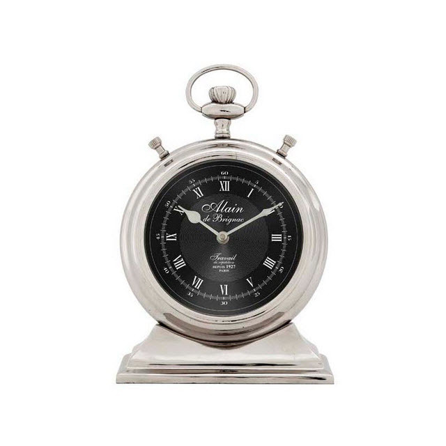 Часы Alain L от Eichholtz EICHHOLTZ ДИЗАЙНЕРСКИЕ, EICHHOLTZ 062402 Хром;черный  - Вид №1