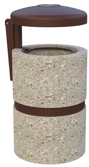 Lazzari Бетонный мусорный бак для наружного применения sun-id-1465206 - Вид №3