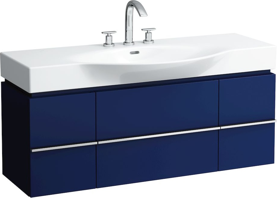 H4013020759991 Шкафчик под раковину, для раковин 811704, 812704, 2 выдвижных ящика с 2 дверцами, 2 стеклянные полки LAUFEN PRO - Вид №19