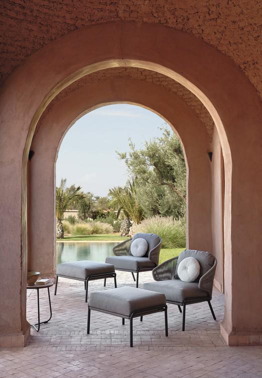 MNST17 1 мест. кресло лава серебро Manutti Radius - Вид №11