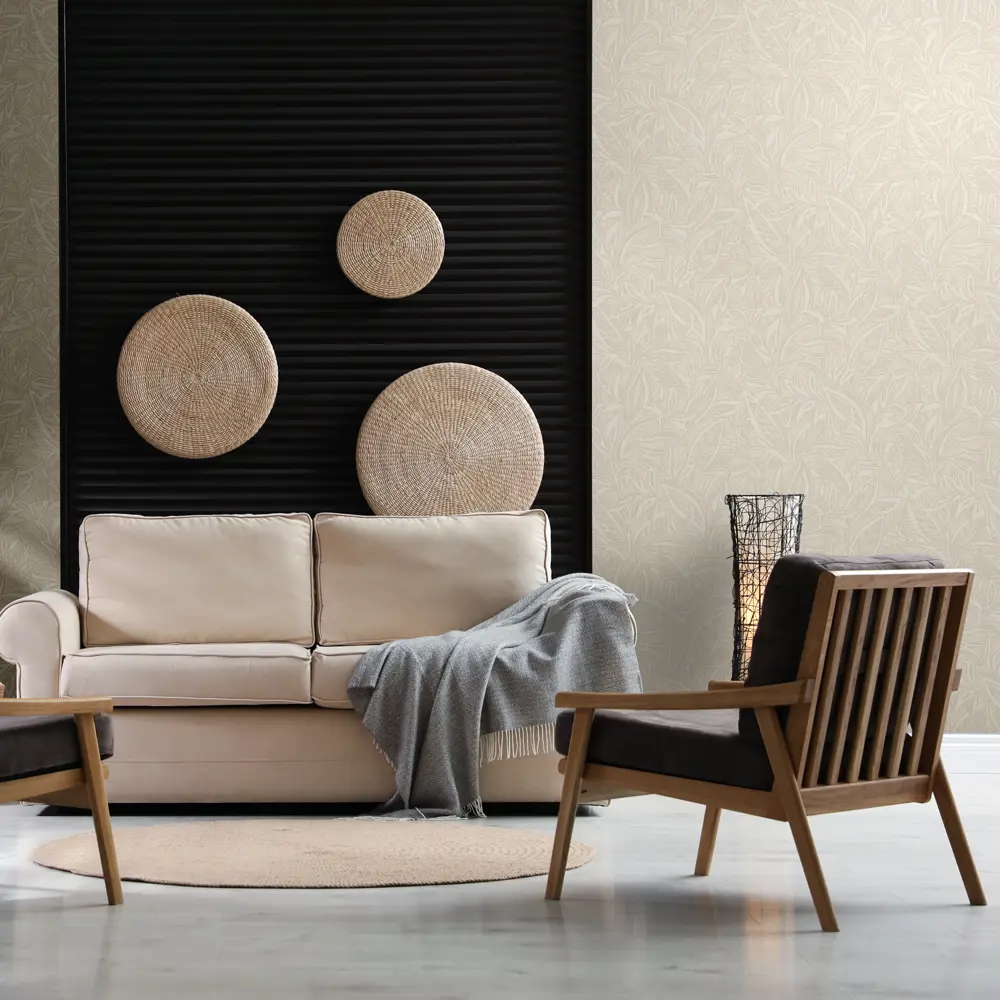 Обои флизелиновые Erismann Light 3 бежевые 1.06 м 60073-04 Light3 STLM-2153089 - Вид №3