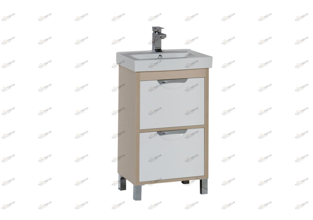 Тумба под раковину Aquanet Гретта 50 светлый дуб sun-id-271713