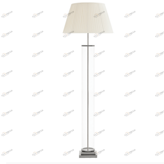 Напольная лампа Phillips от Eichholtz Хром 108483 EICHHOLTZ  059958 Белый;прозрачный;хром 
