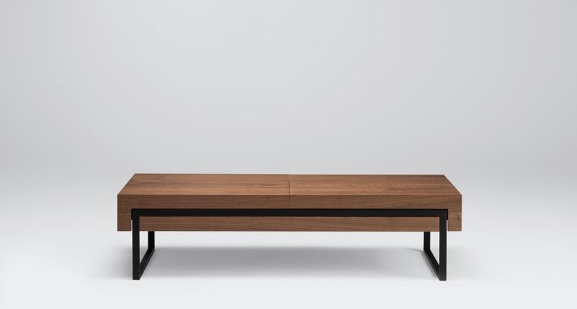 Milla & Milli Нижний стол на санях из массива дерева с отсеком для контейнера Offset sun-id-1510283 - Вид №4