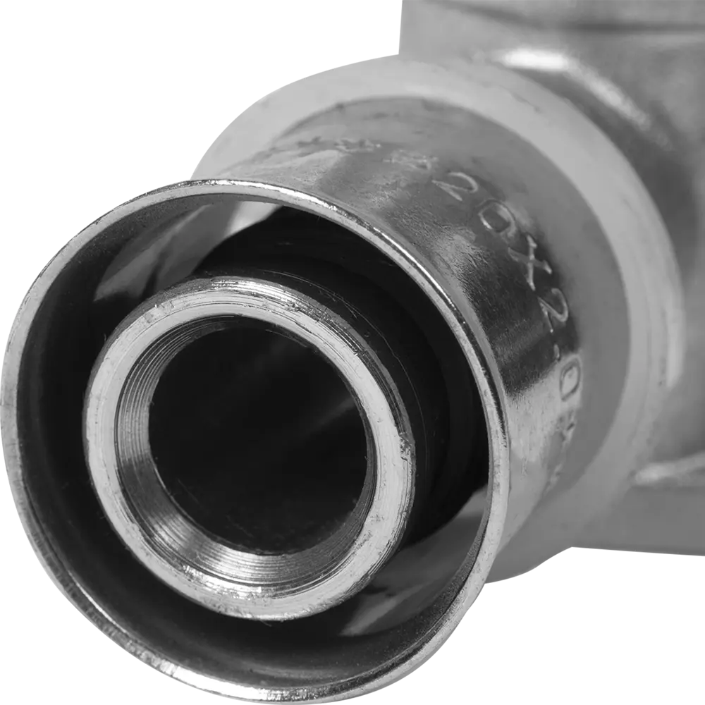 Водорозетка Valtec 1/2"x20 мм ВР никелированная латунь VTM.254.N.002004 STLM-2020270 - Вид №2