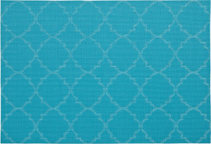 10623298 Harman Салфетка подстановочная 33х48см "Панамская плитка", бирюзовый ПВХ