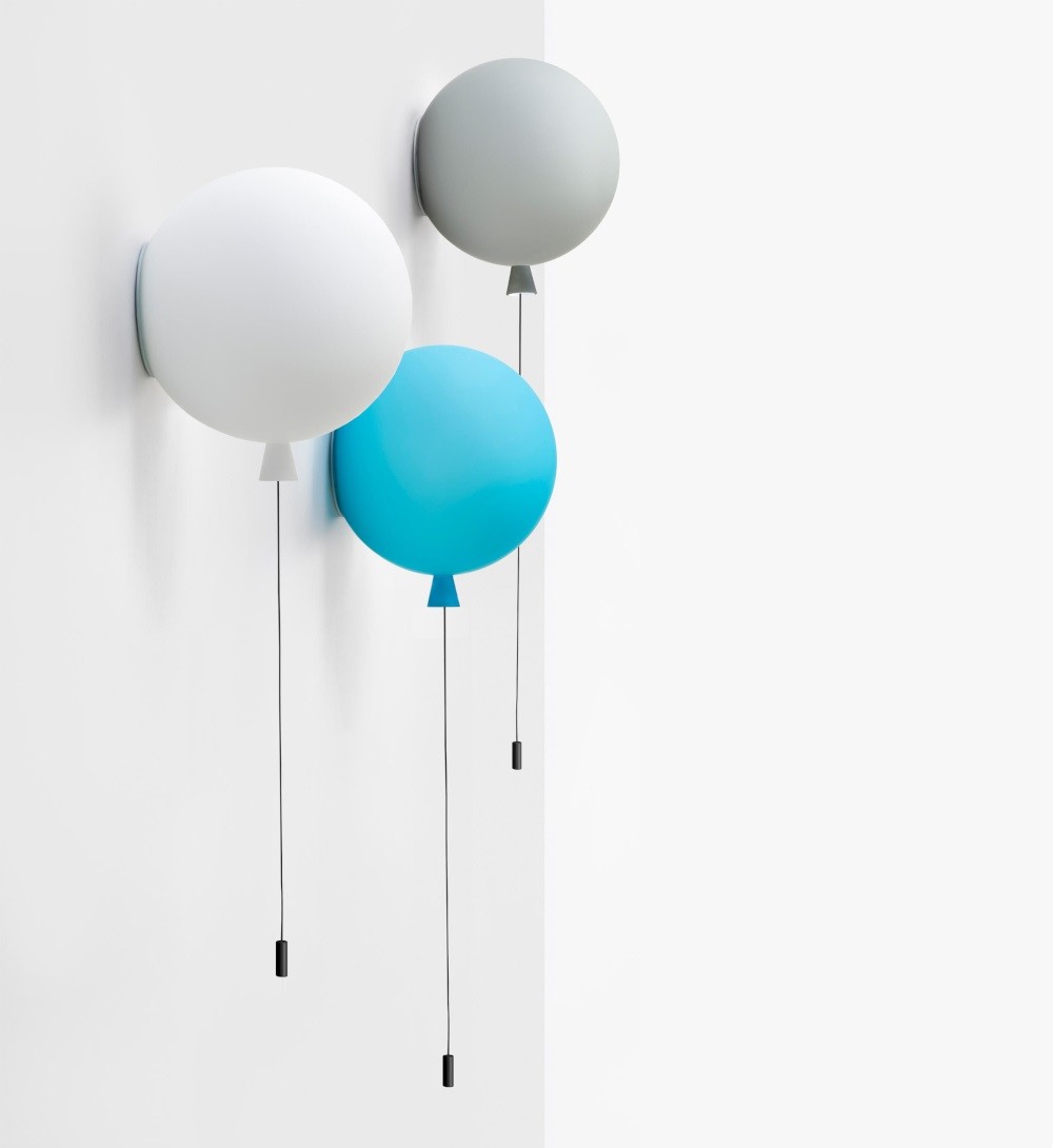 Brokis MEMORY WALL D250 серый матовый настенный светильник воздушный шар 115715 - Вид №1