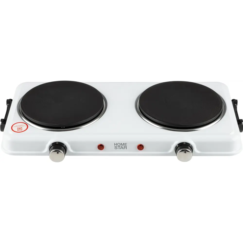 Электрическая настольная плита HomeStar HS-1110 44.9 см 2 конфорки цвет белый 87964040 STLM-2182859 Santreyd  - Вид №1