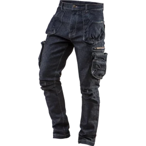 Брюки рабочие 5 карманов Neo Tools Denim темно-синие размер XS рост 170 84789474 STLM-2151283