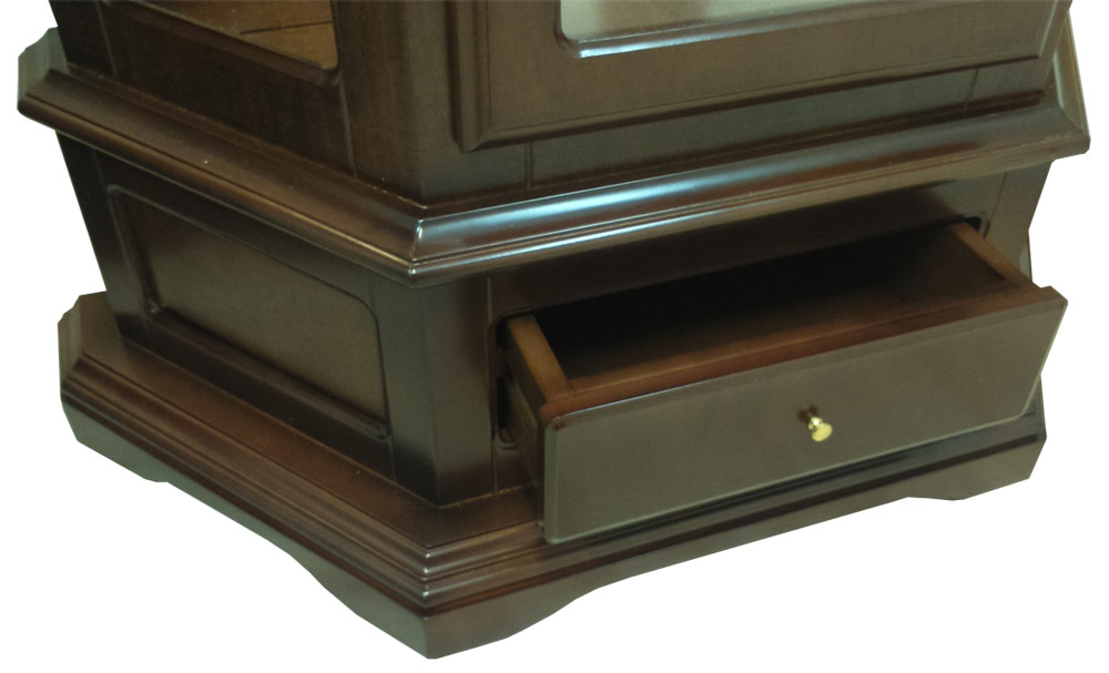 Часы напольные деревянные коричневые орех Sars SARS ДИЗАЙНЕРСКИЕ 00-3967432 Коричневый  - Вид №3