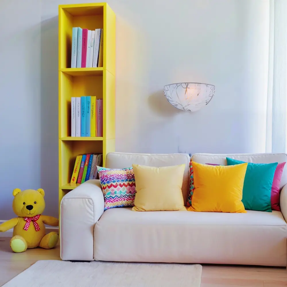 Бра настенное РОССВЕТ Багульник - современный светильник с белым плафоном 89426678 STLM-1570055 - Вид №8