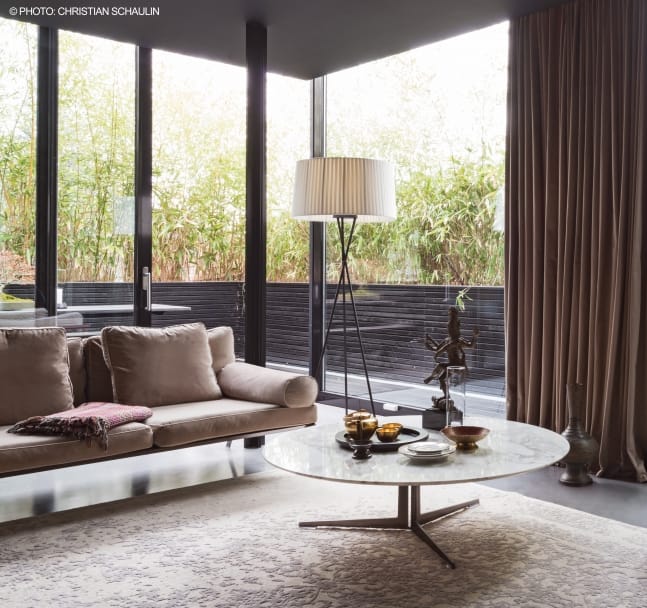 Круглый мраморный журнальный столик Flexform ARCH-00063780 - Вид №3