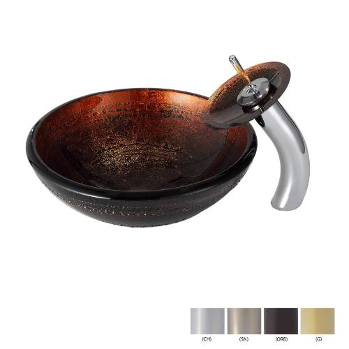 C-GV694-19mm-KGW1700 Накладная раковина на столешницу  прямоугольная Krausru  - Вид №12