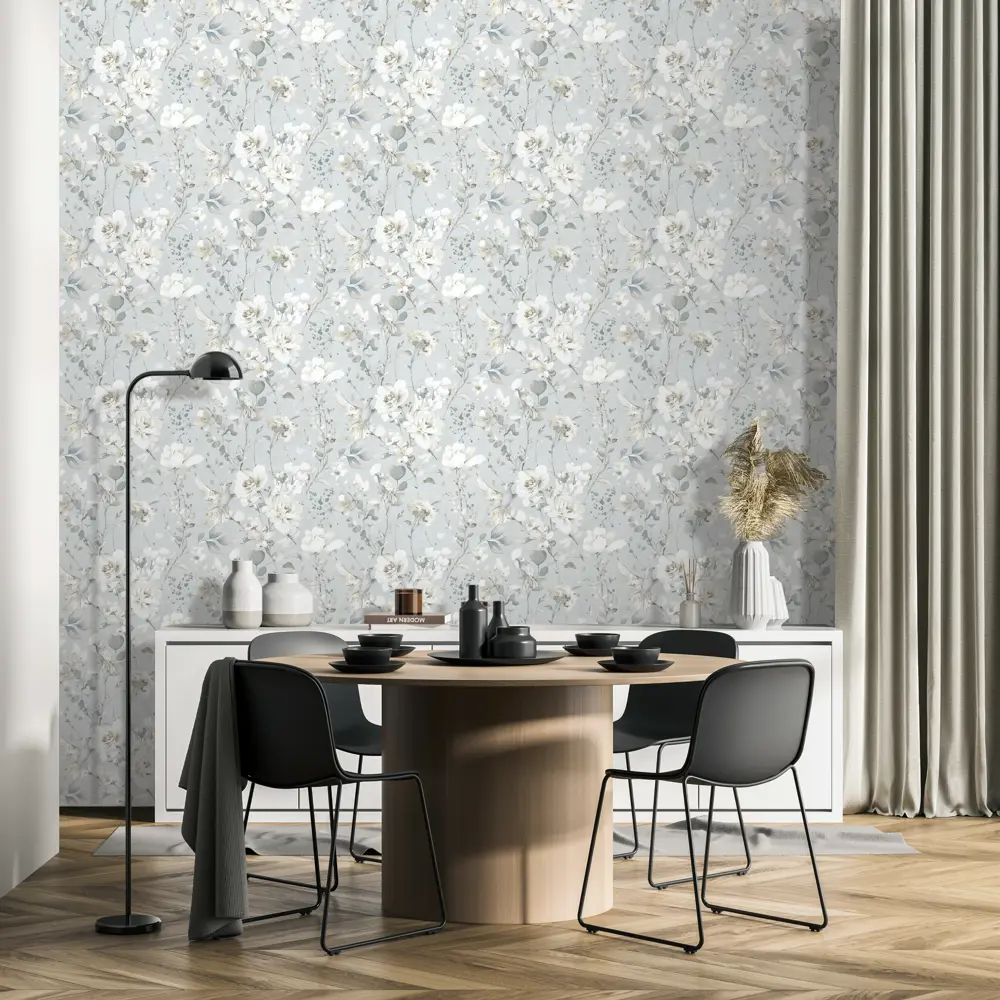 Обои флизелиновые Ateliero Garden голубые 1,06х10 м At283244 STLM-2016897 - Вид №2