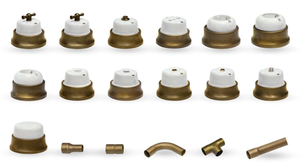 Гражданская серия из фарфора и латуни GI Gambarelli ARCH-00129504 - Вид №2