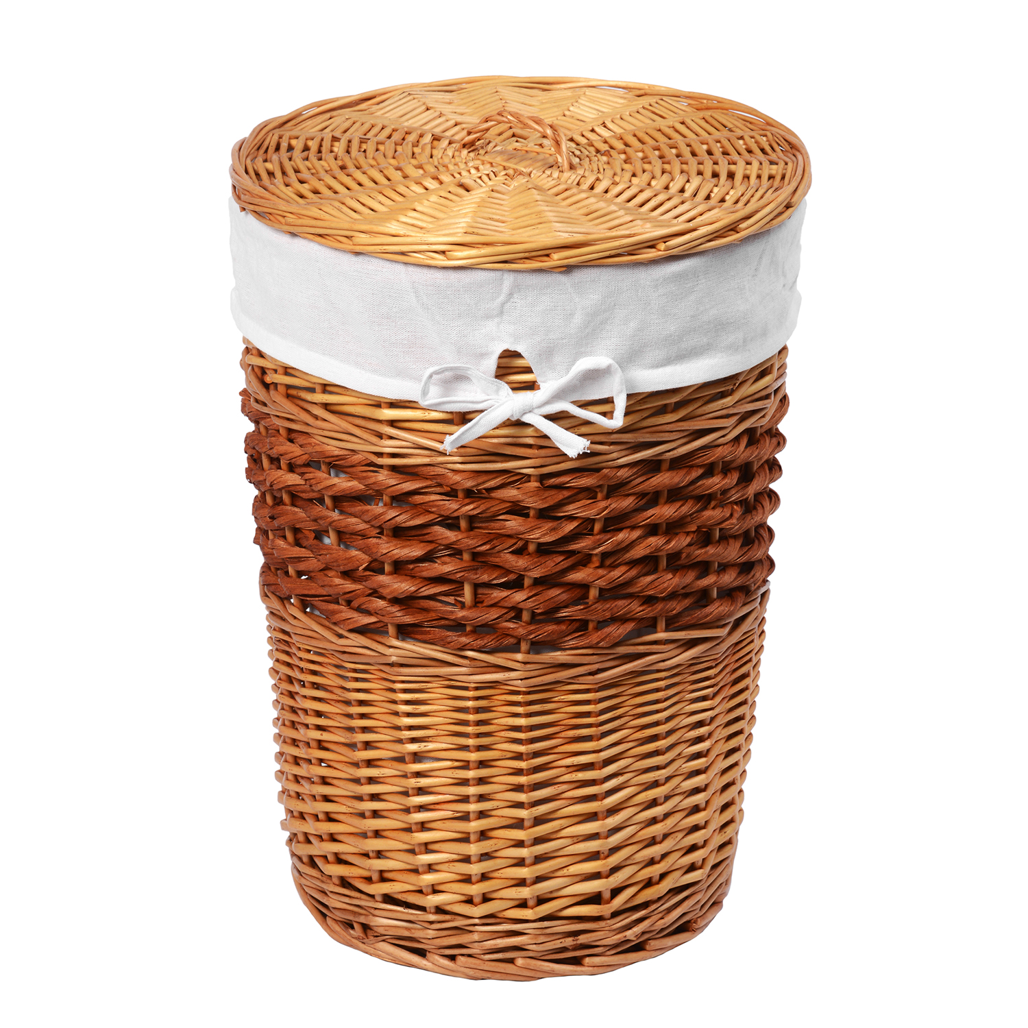 WB-410-L Main Плетеная корзина для белья с крышкой WasserKRAFT  - Вид №6