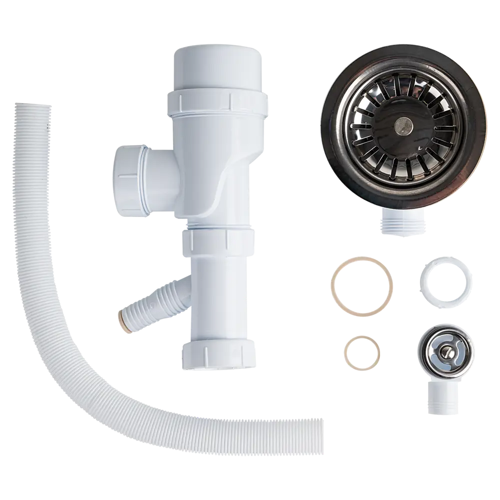 Мойка для кухни под столешницу KONSENSA 44x42 см глубина чаши 21 см кварц цвет белый Lm 44x42 STLM-2166862 - Вид №7