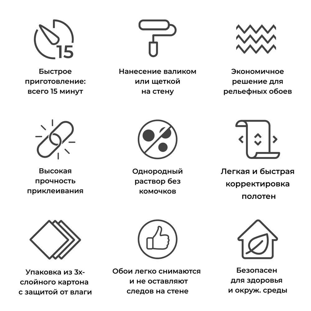 Клей для стеклообоев «Quelyd Стеклообои» 35 м² STLM-2119198 - Вид №8