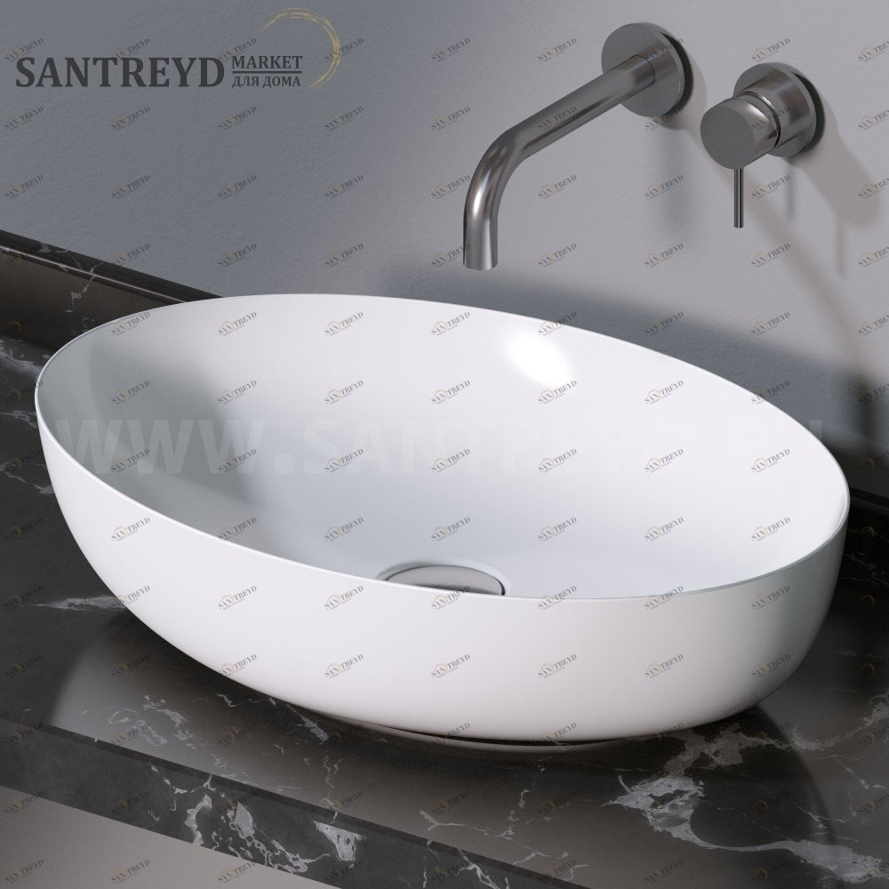 L616100 Накладная раковина на столешницу  овальная A. e T. Italia ELITE AeT ITALIA