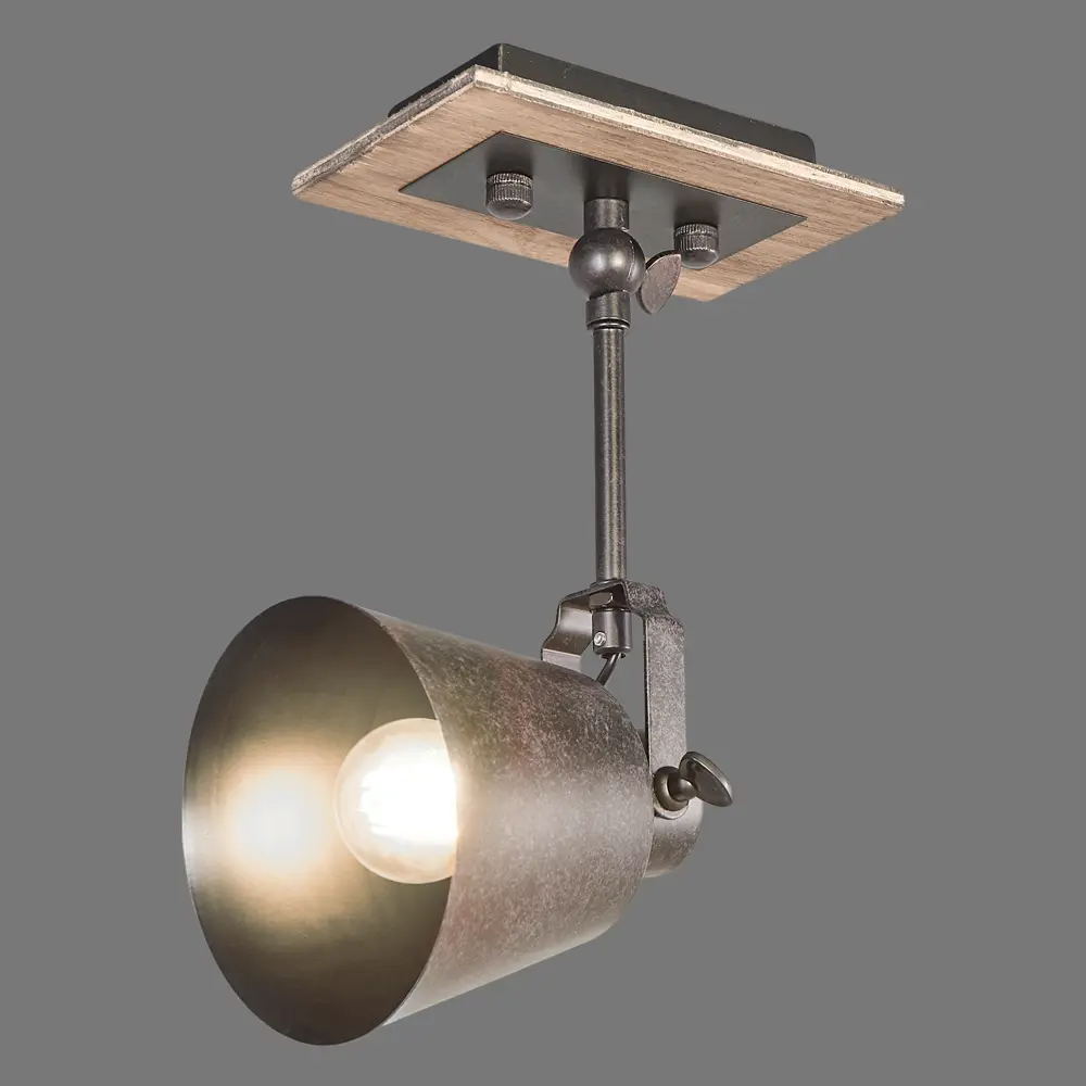 Спот Barrel 1xE27x40 Вт LAMPLANDIA STLM-2131552 - Вид №3