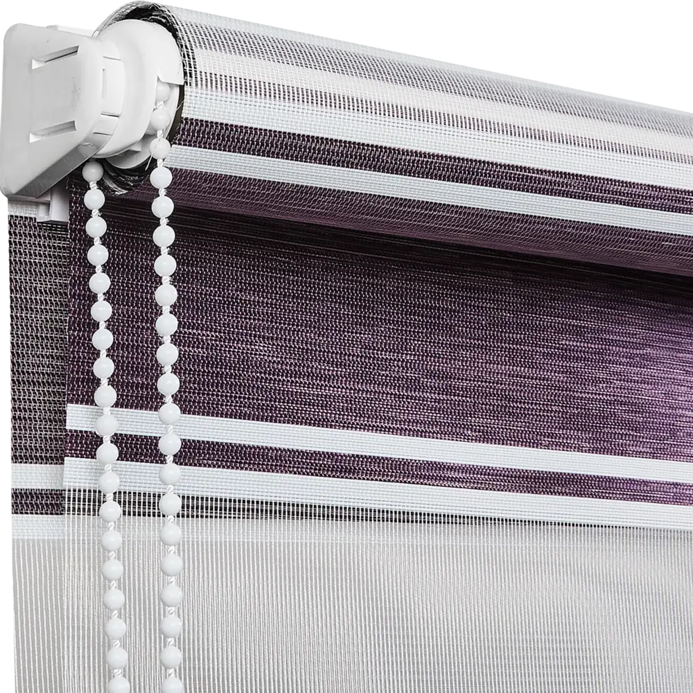 Штора рулонная день-ночь Дэли 140x175 см сиреневая MIAMOZA STLM-2153102 - Вид №1