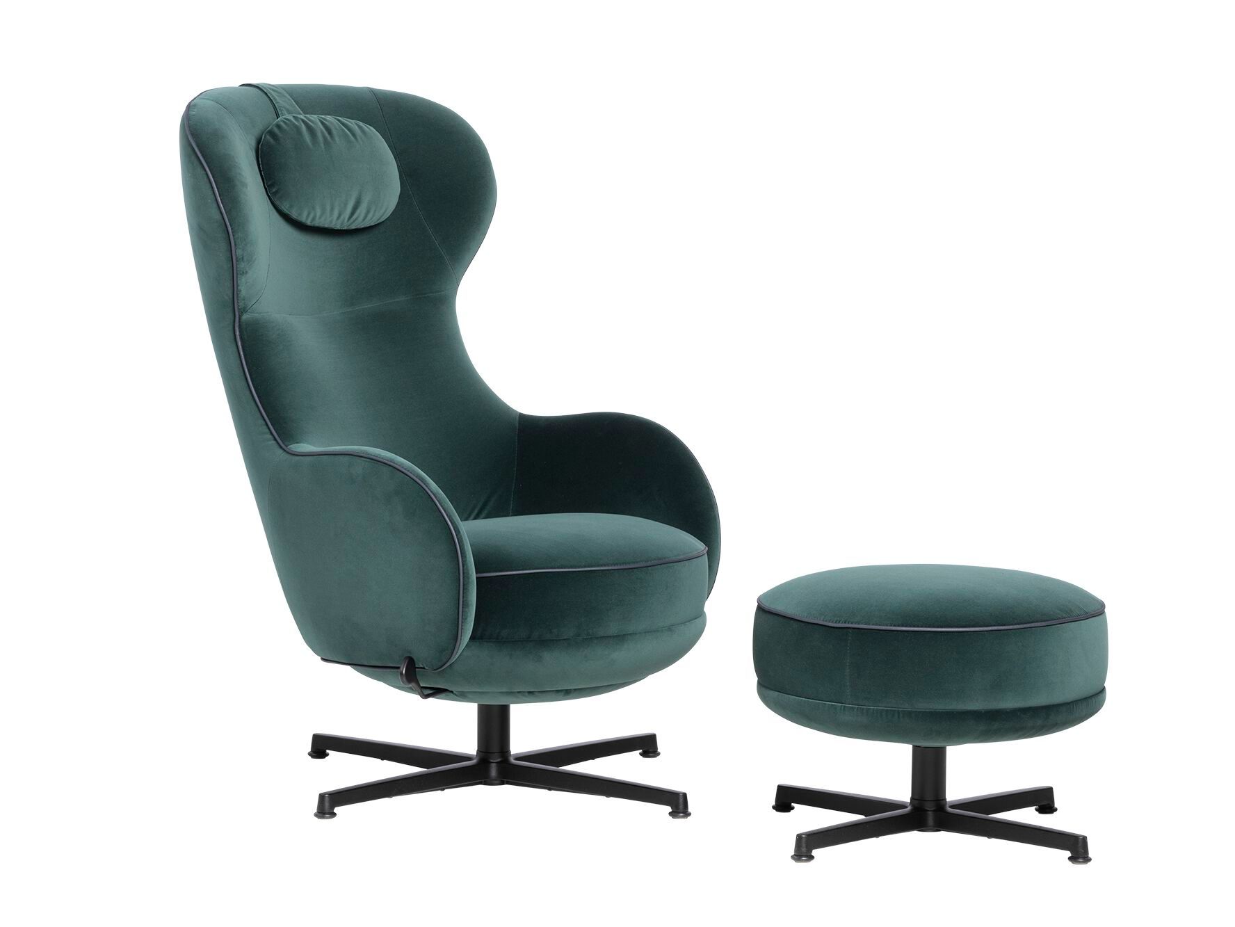 Вращающееся кресло с высокой спинкой Wittmann Tuya ARCH-00053937 - Вид №1