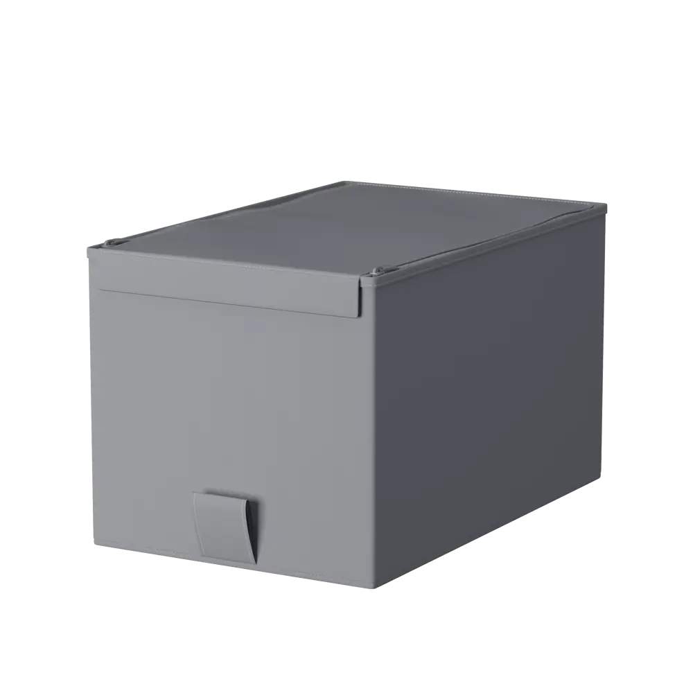 SPACEO Короб для хранения с крышкой на липучке 18×16.5×28 см 86864480 Kub STLM-1079254 - Вид №1