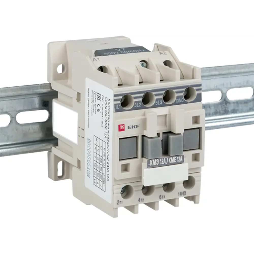 Контактор EKF КМЭ 1NO 12 А 220 В STLM-2090719 - Вид №5
