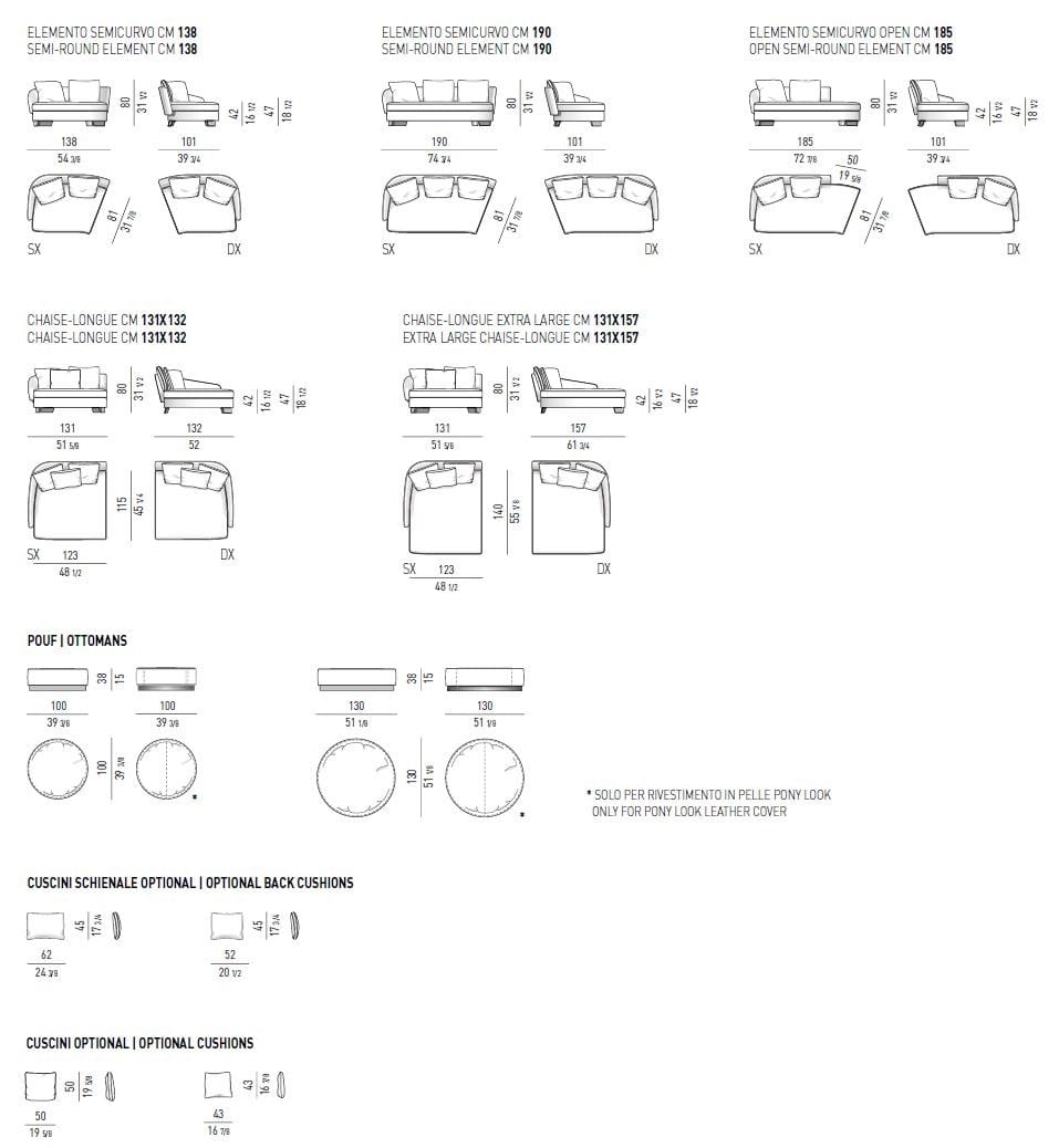 Изогнутый диван Minotti Lawson ARCH-00039478 - Вид №4