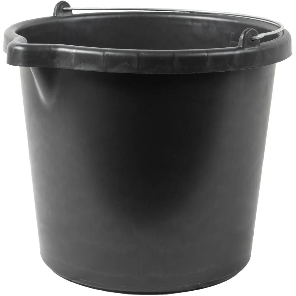 Ведро строительное КЭС черное 20 л STLM-2211341