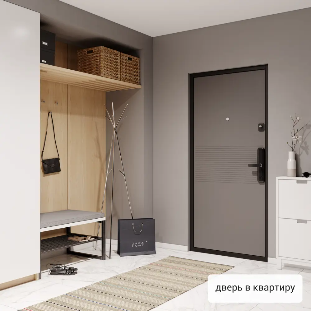 Дверь входная металлическая Хьюго 02 1000 мм правая TOREX STLM-2164186 - Вид №17