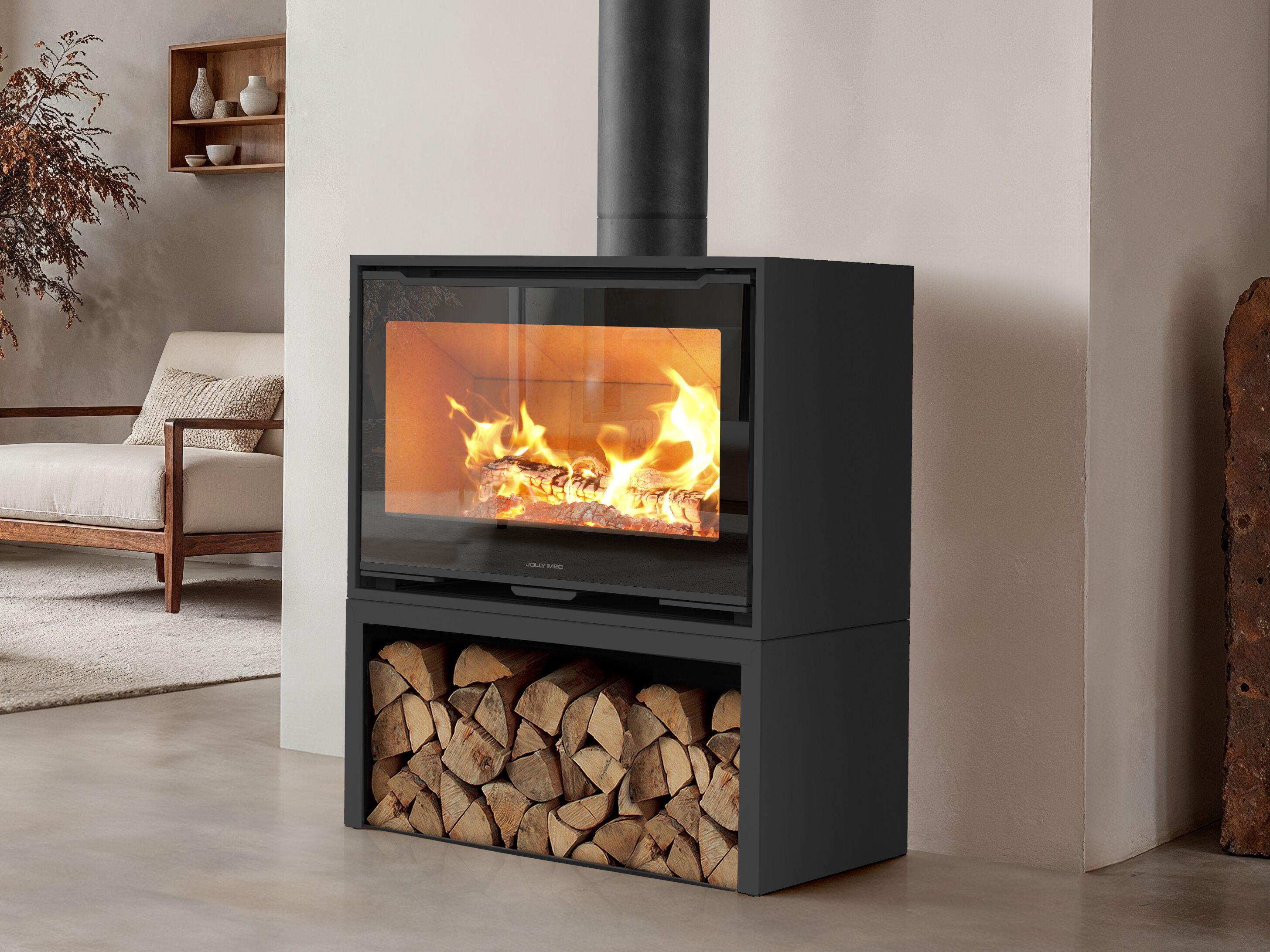 Дровяная печь для обогрева воздуха Jolly Mec воздушные системы ARCH-00117979