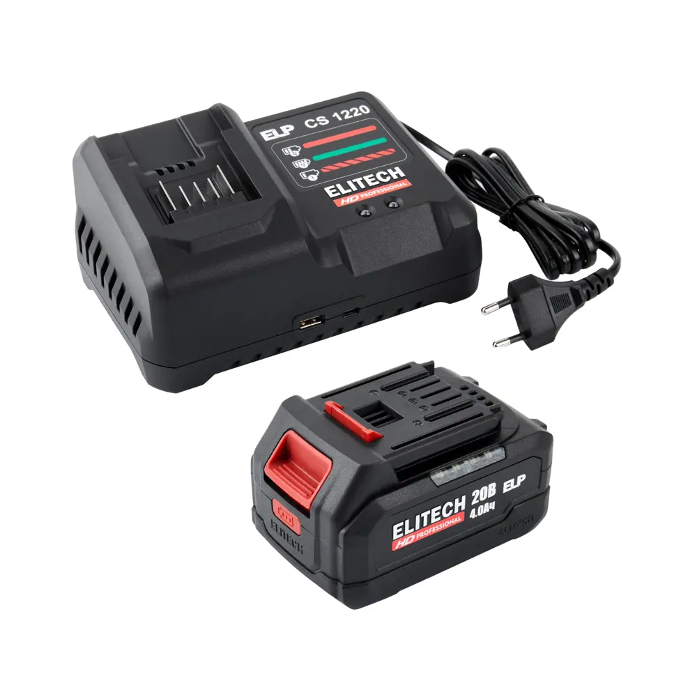 Пила сабельная аккумуляторная Elitech HD SSC 2028BL, 20 В Li-Ion 4 Ач STLM-2056145 - Вид №2