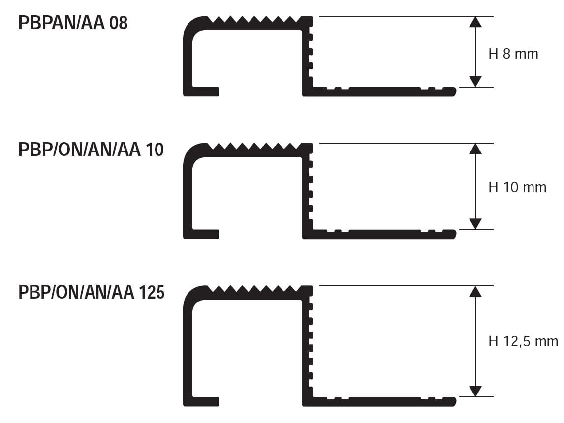 Алюминиевый профиль paragradine PROGRESS PROFILES PROBRASTEP ARCH-00075293 - Вид №7
