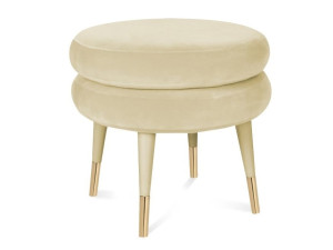 Бархатный низкий стул