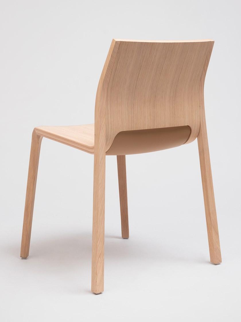 ONDARRETA Штабелируемый деревянный стул Silu sun-id-1474673 - Вид №5