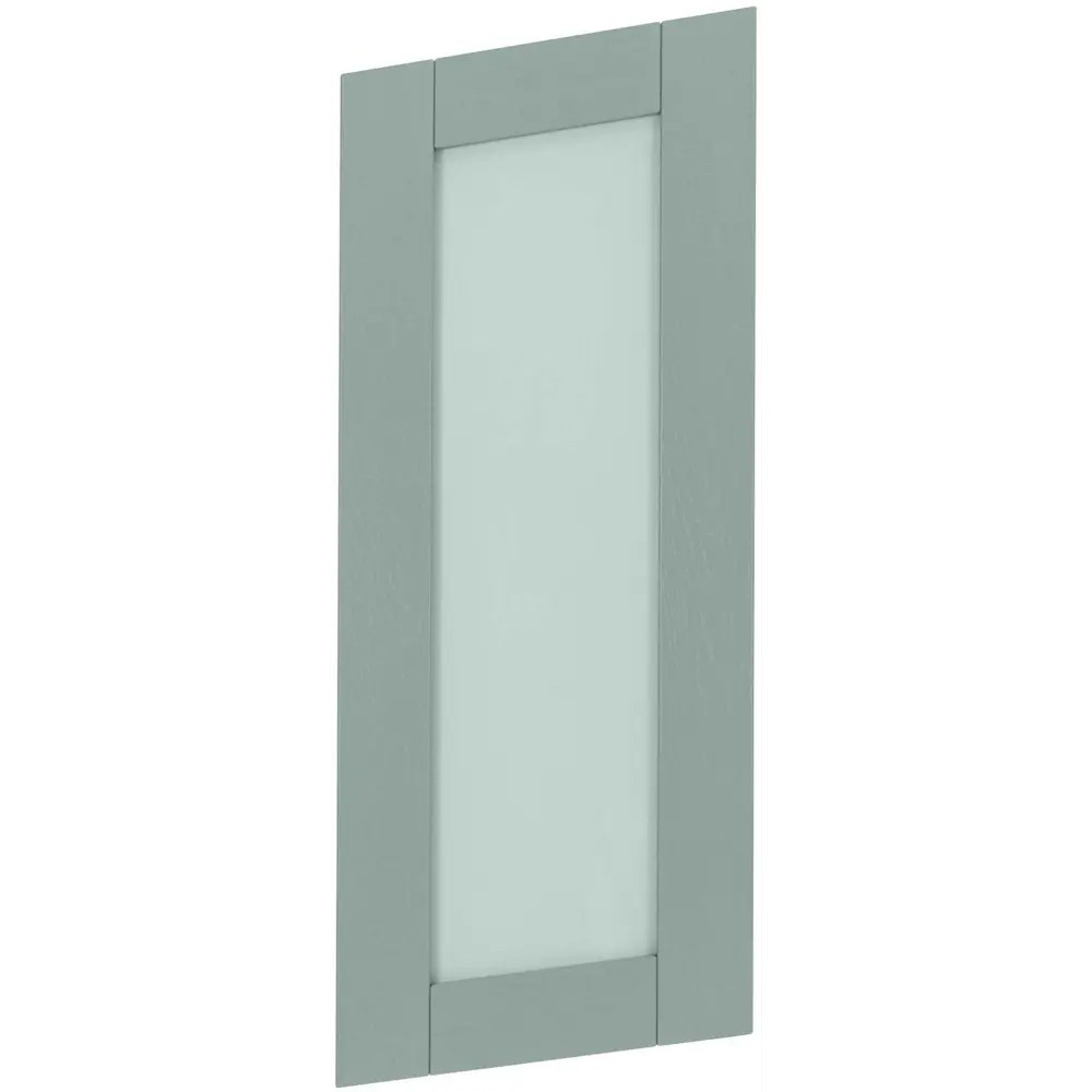 Фасад-витрина кухонного шкафа Томари 39.7x102.1 см KONSENSA МДФ цвет голубой STLM-2078732 - Вид №1