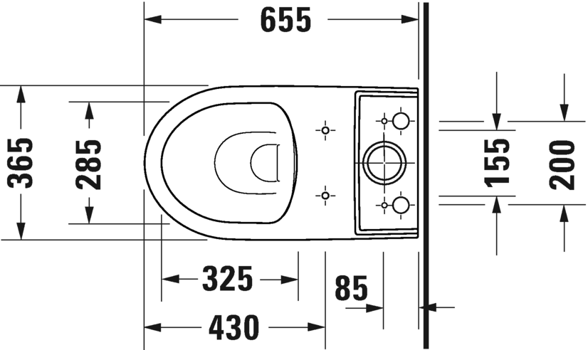 2183092000 Компакт унитаз с бачком Белый Duravit  Германия  - Вид №1