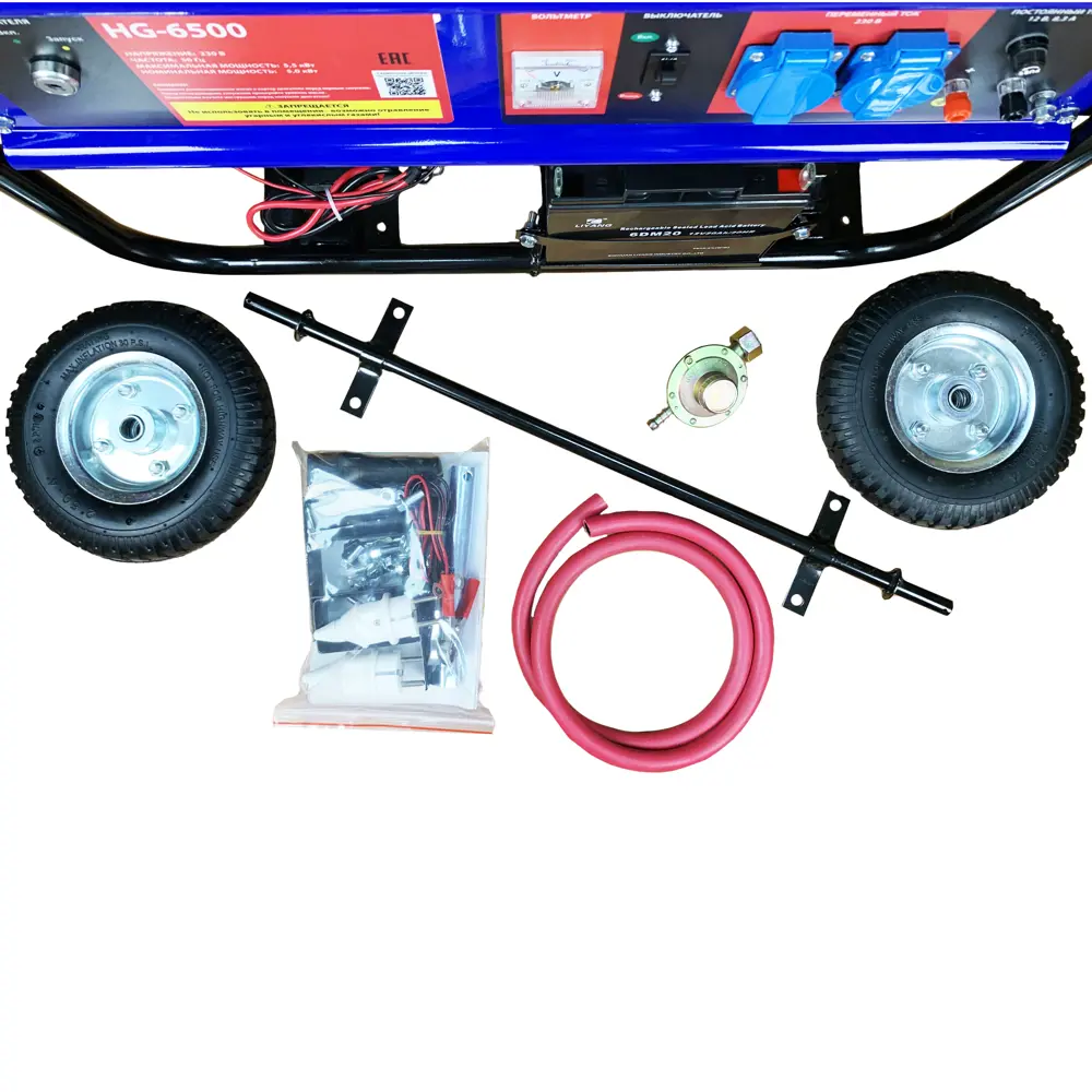 Гибридный генератор СПЕЦ HG-6500: бензин и газ, 5.5 кВт 18110013 STLM-0009475 - Вид №3