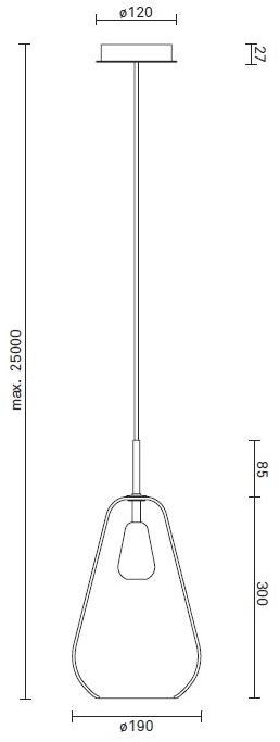 Nuura Подвесной светильник из дутого стекла Anoli 01320122 - Вид №4