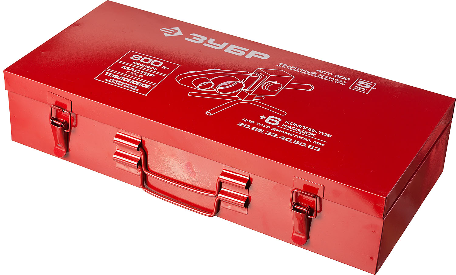 Сварочный аппарат для полипропиленовых труб Зубр АСТ-800 8156563 STDN-0111597 - Вид №2