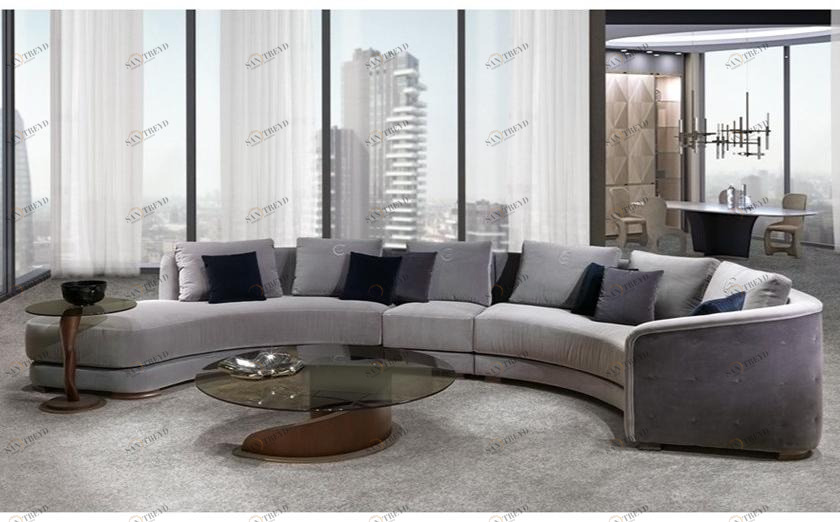 Carpanelli Изогнутый модульный диван Desyo Di43