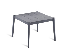 Алюминиевый квадратный низкий садовый столик